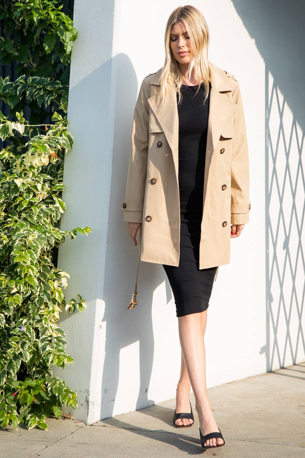 Trench Coat With Belt