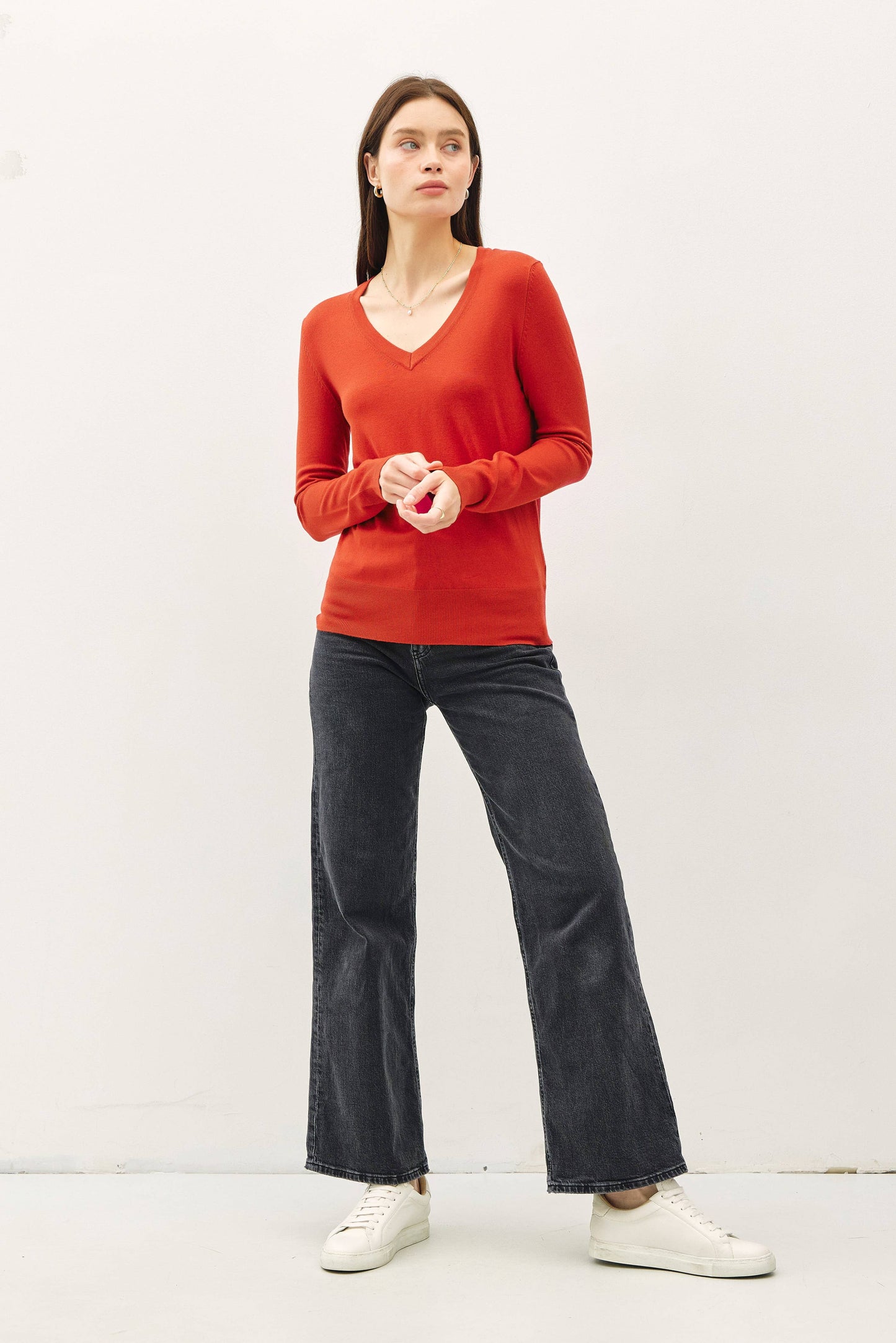 Classic V-Neck Sweater