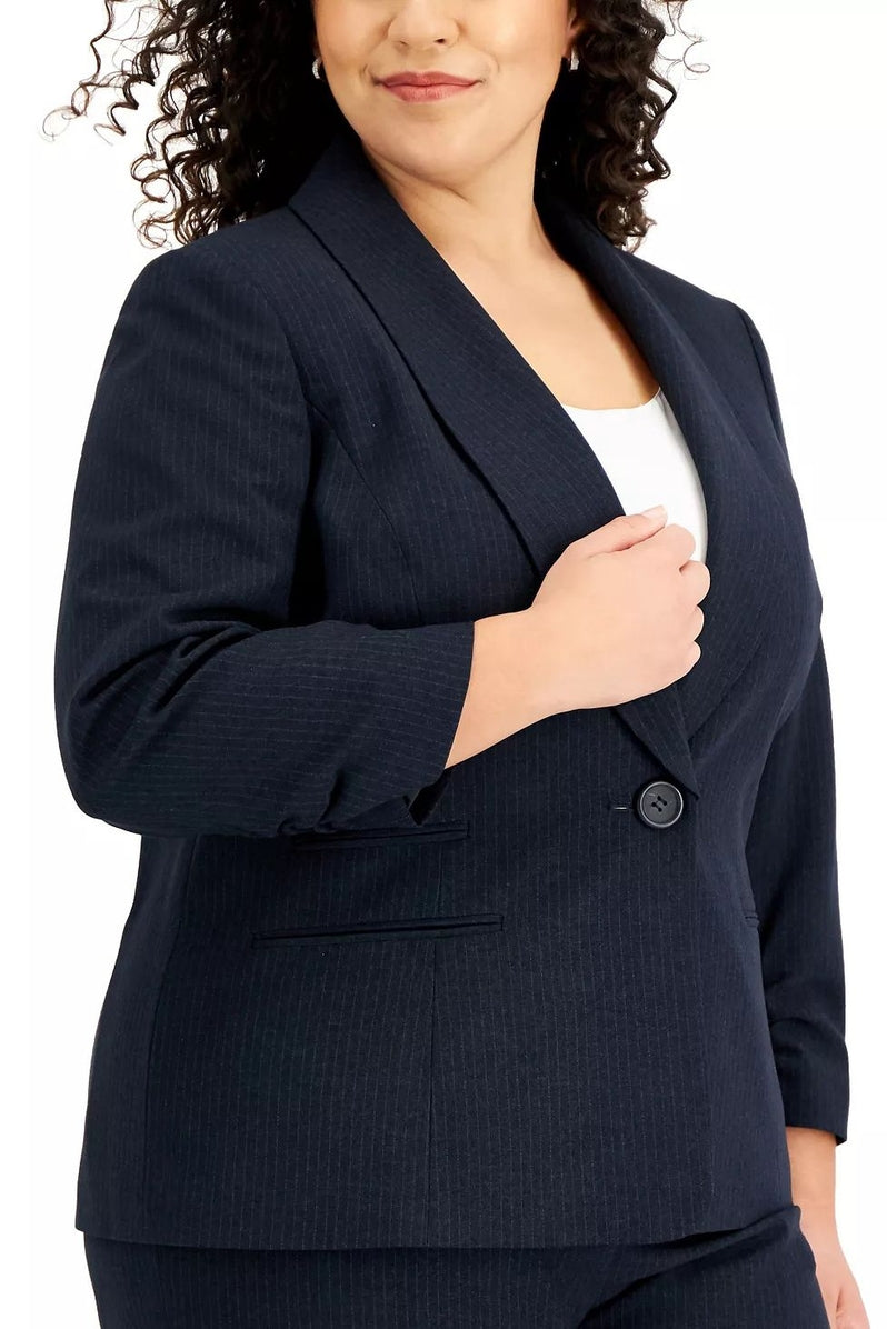 Plus Le Suit Shawl Lapel Collar Suit