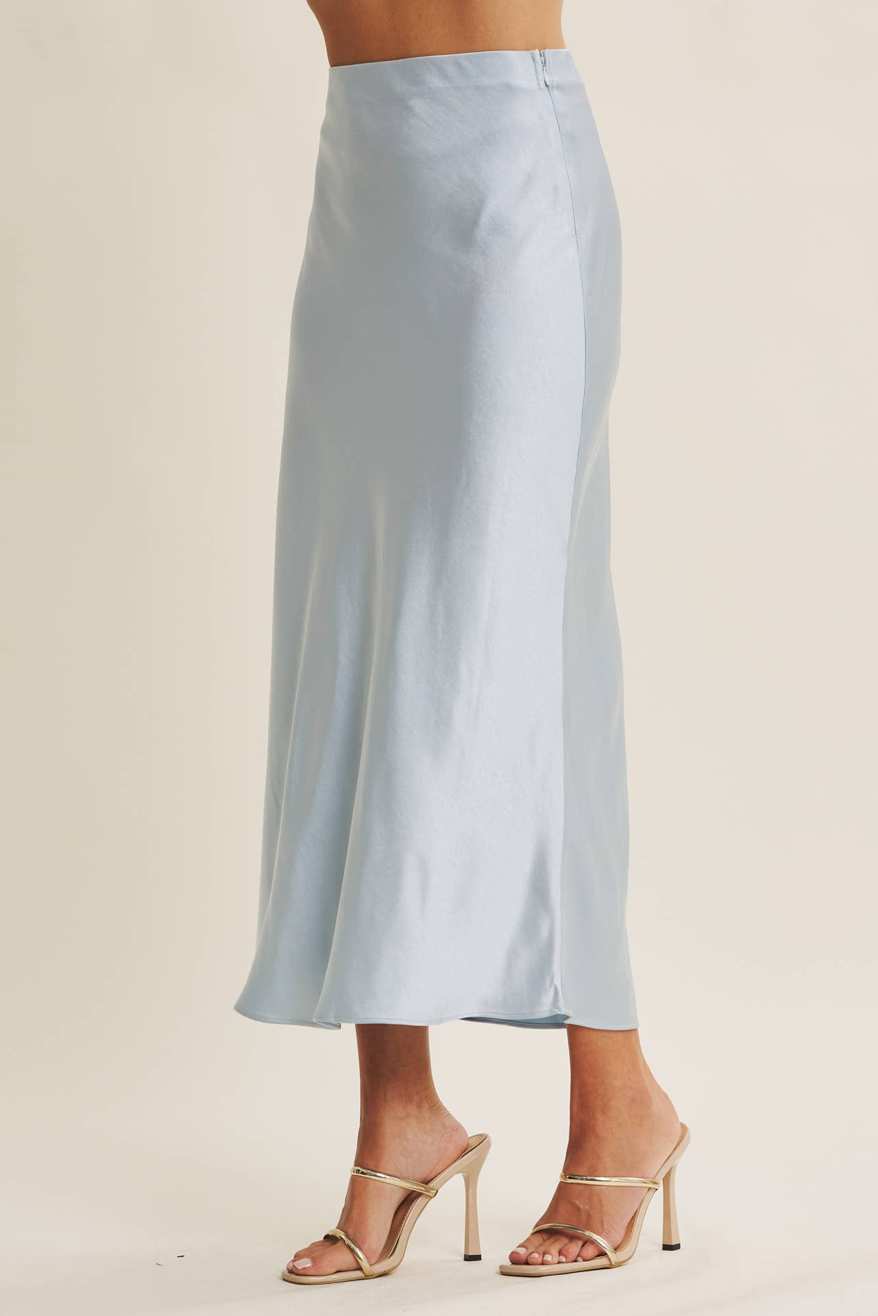 Satin Bias Maxi skirt
