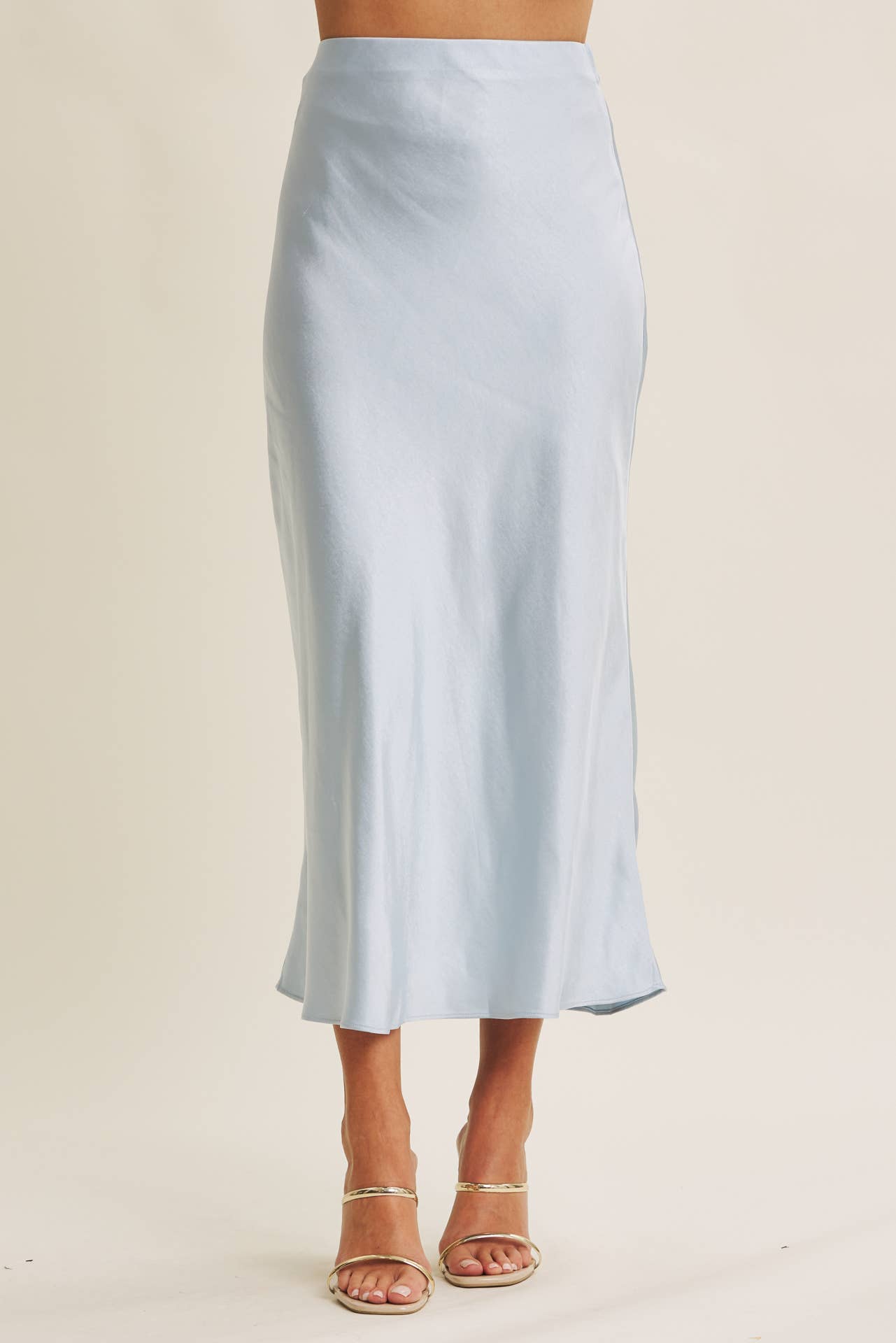 Satin Bias Maxi skirt