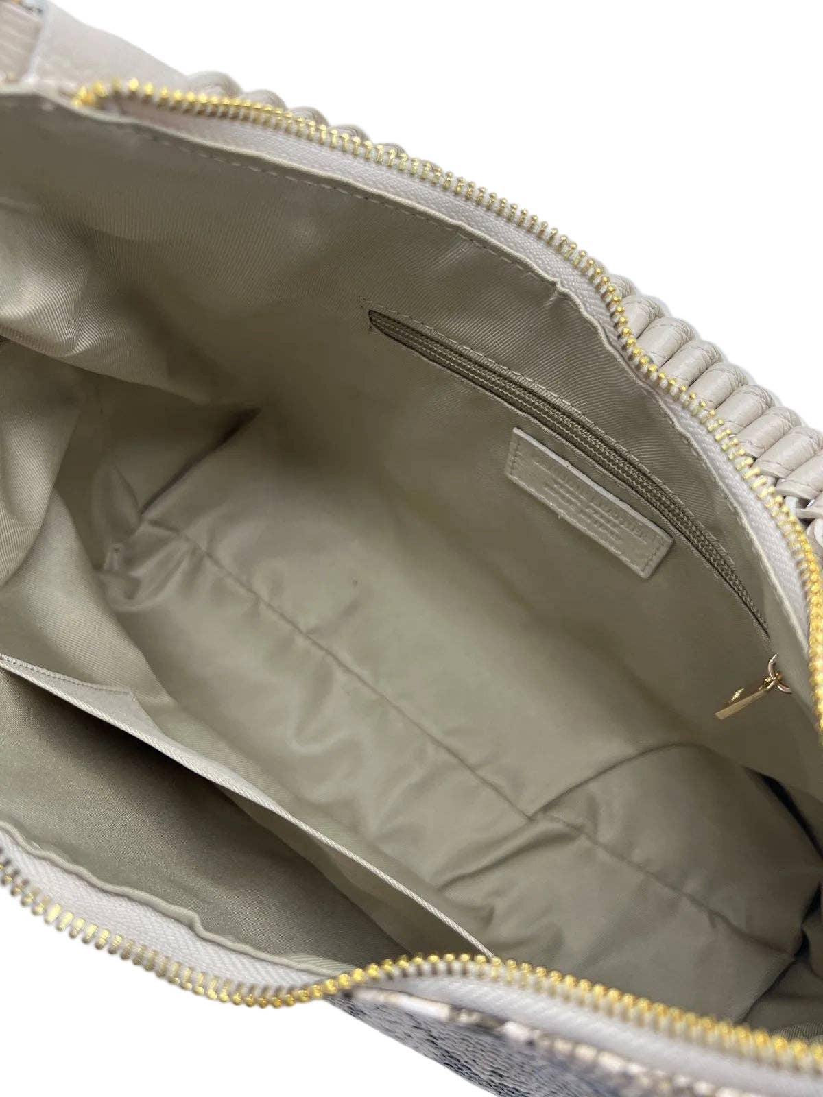 Snake print Genuine Leather Shoulder Bag
