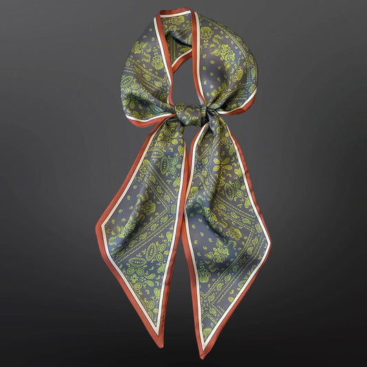Paisley Twilly Satin Scarf