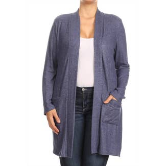 Plus size Long Body cardigan