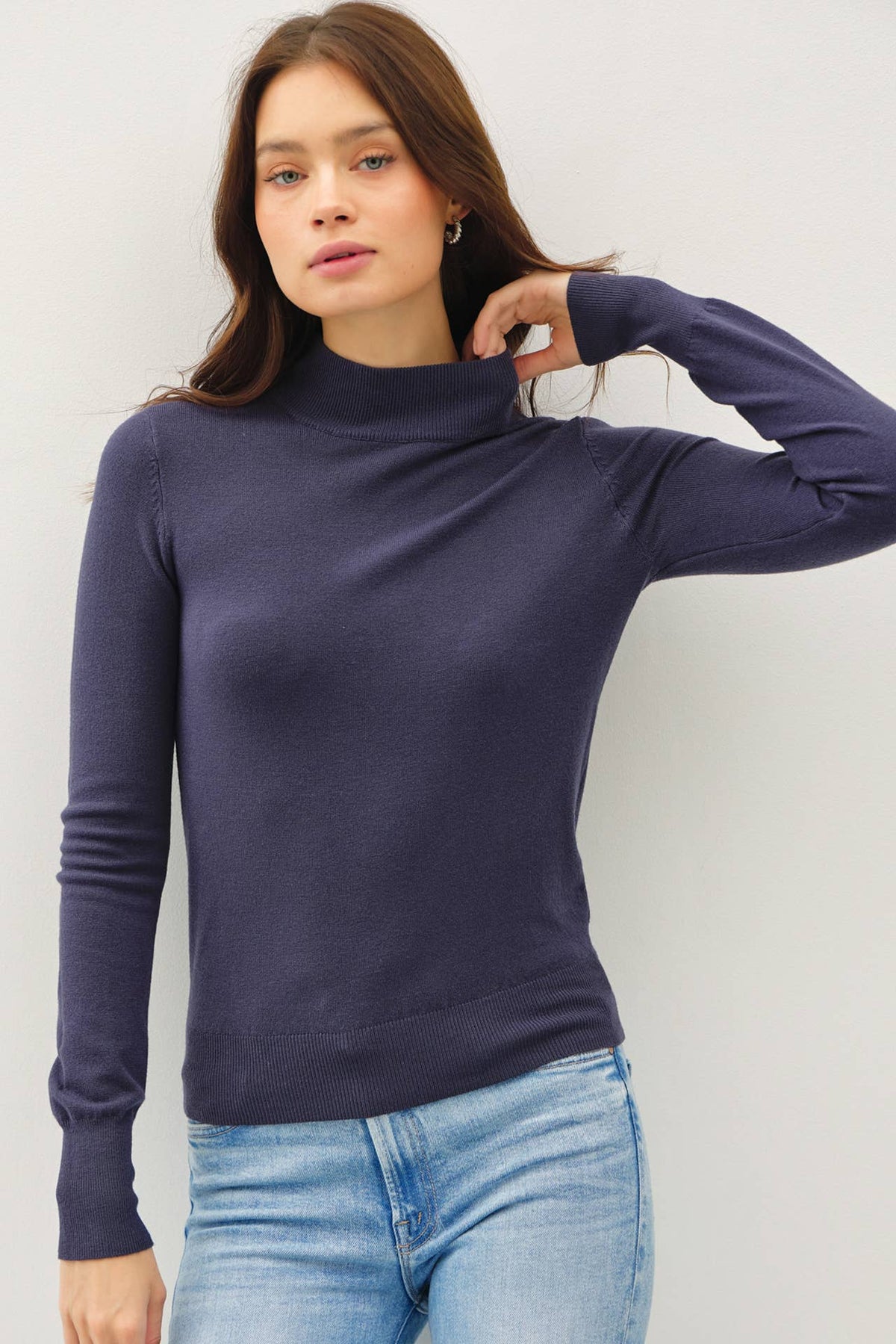 Mock Neck Sweater