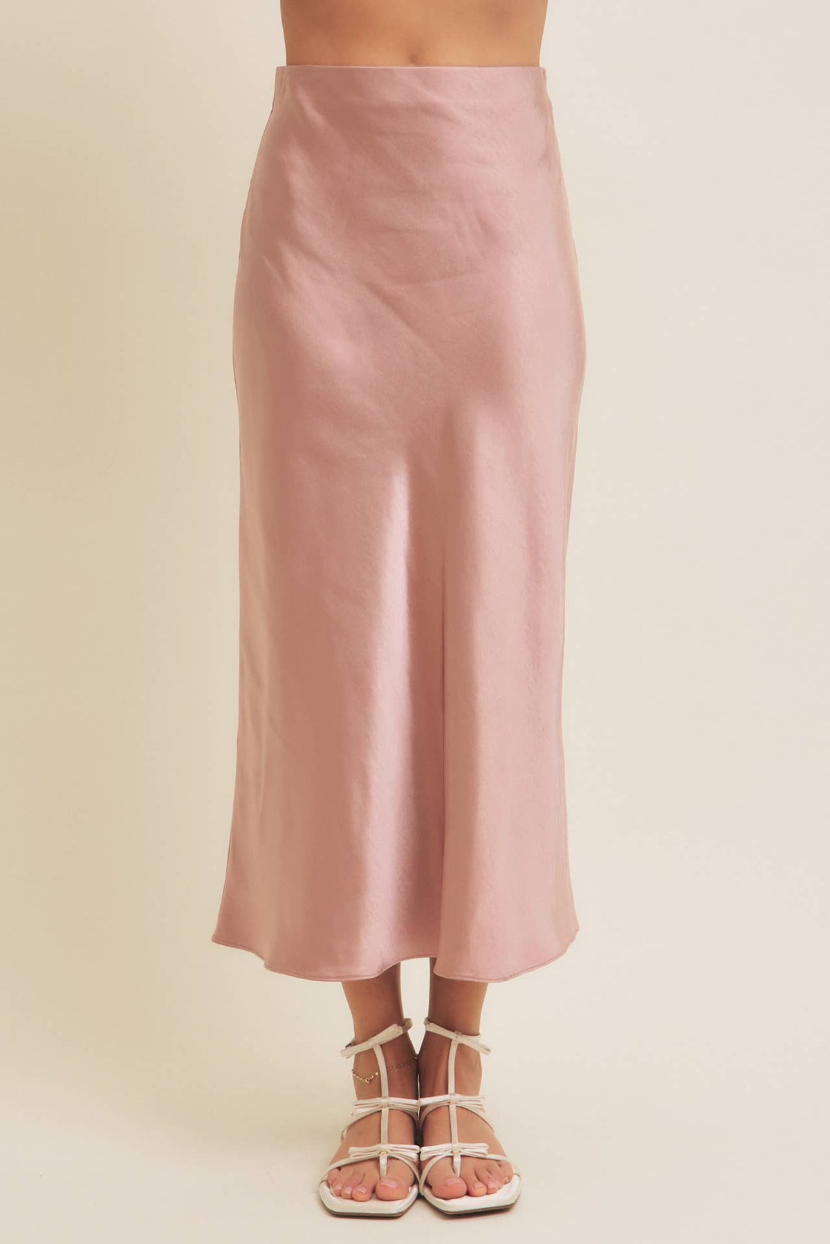 Satin Bias Maxi skirt