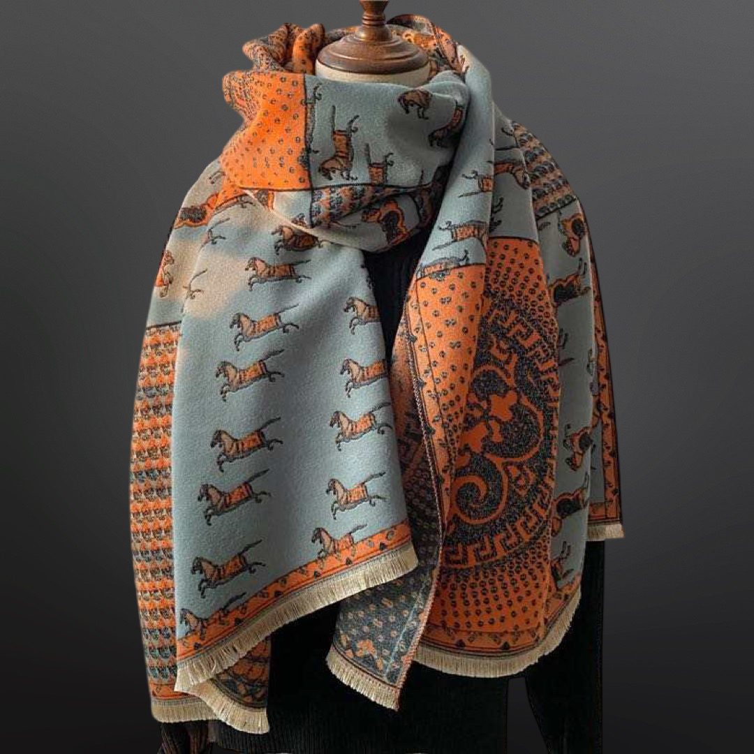 Equestrian Print Scarf