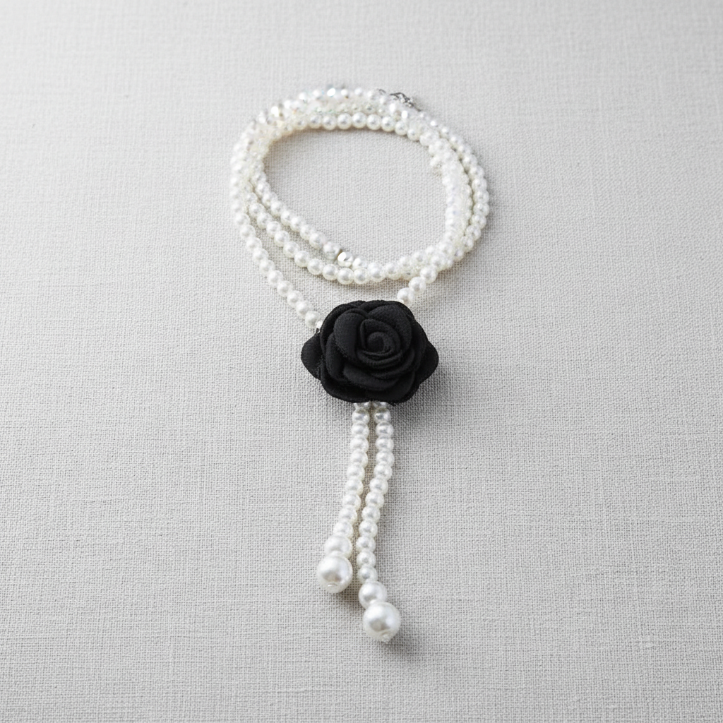 Pearl Floral Necklace