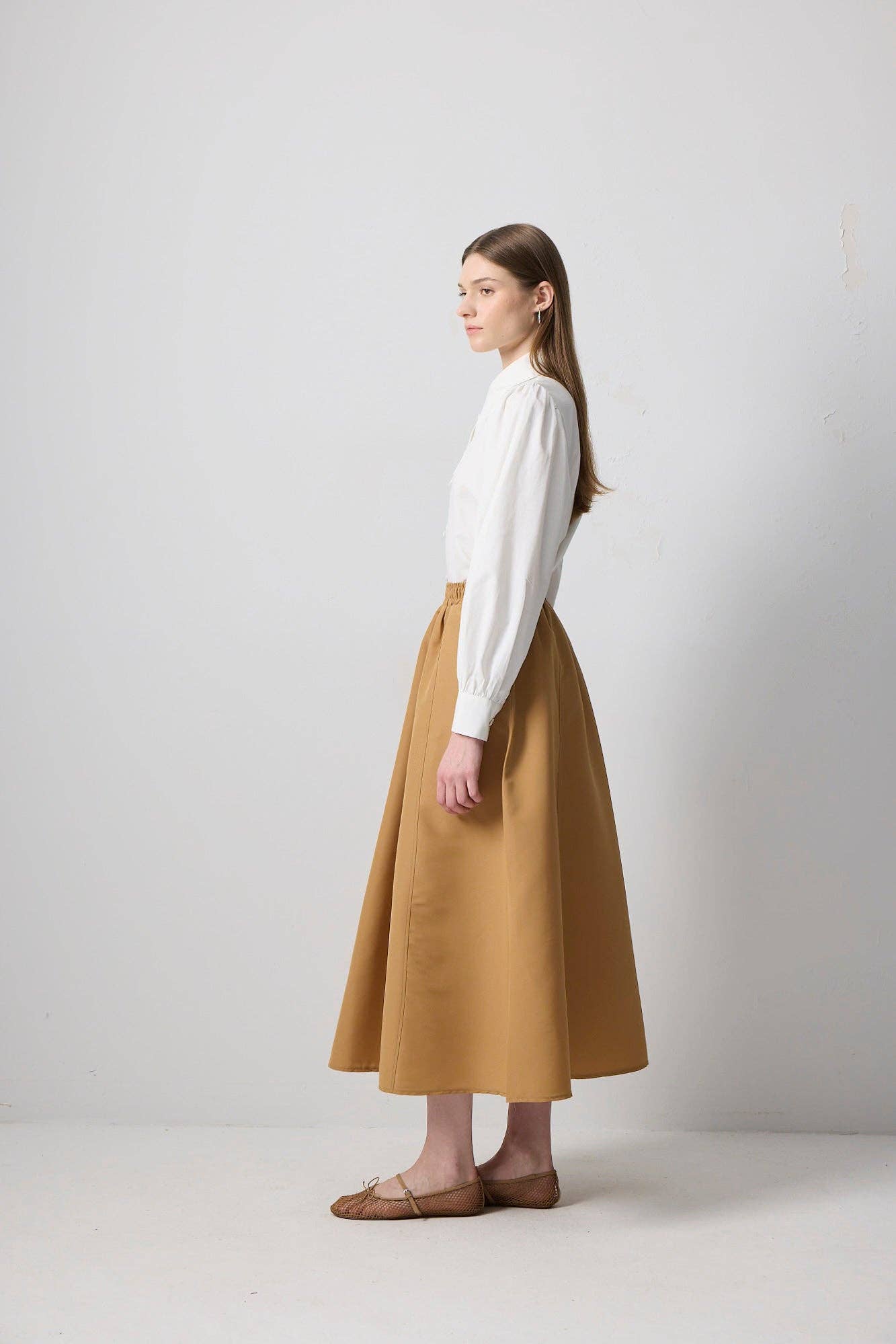 A-Line Skirt W/ Elastic Waistband