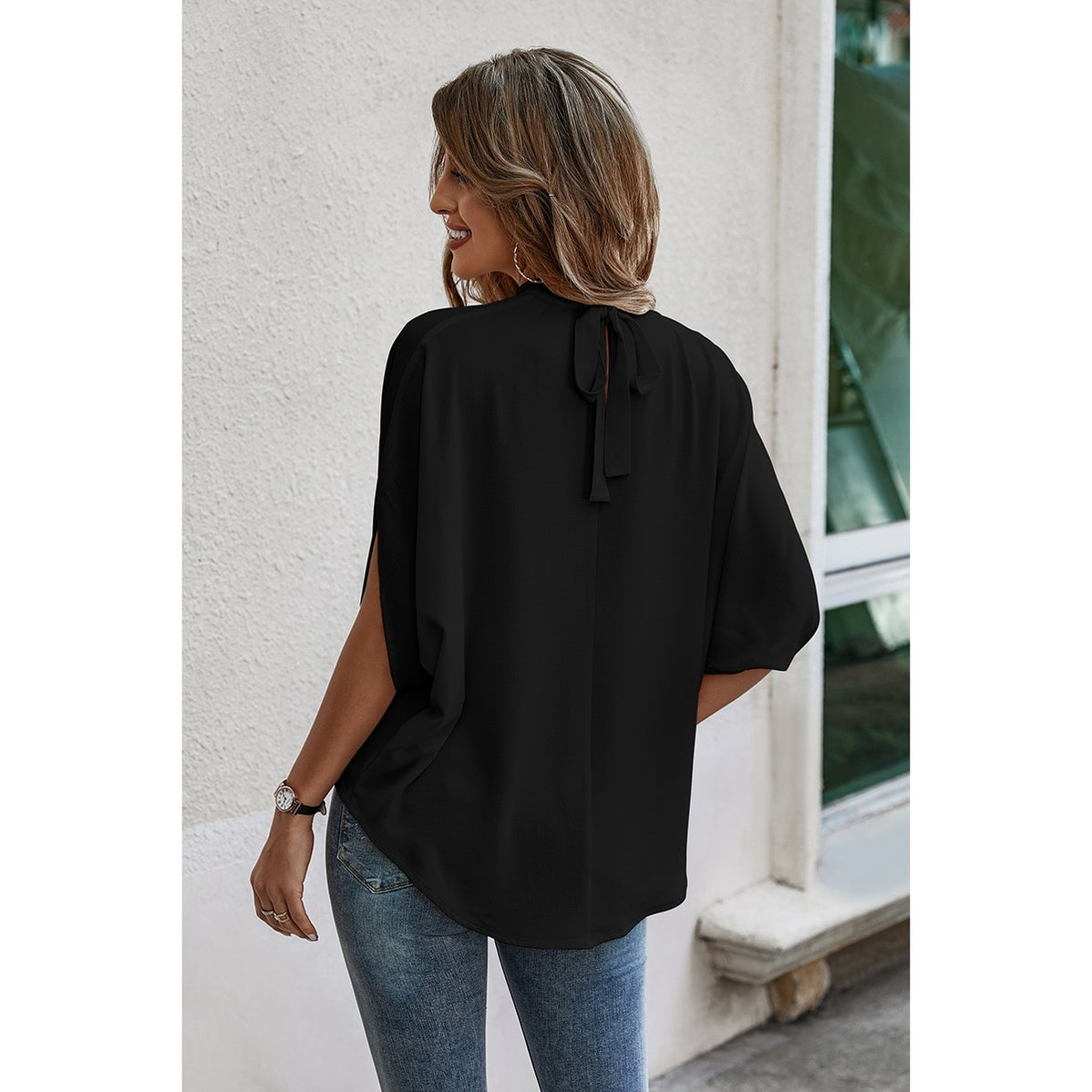 Cape Sleeve Loose Top