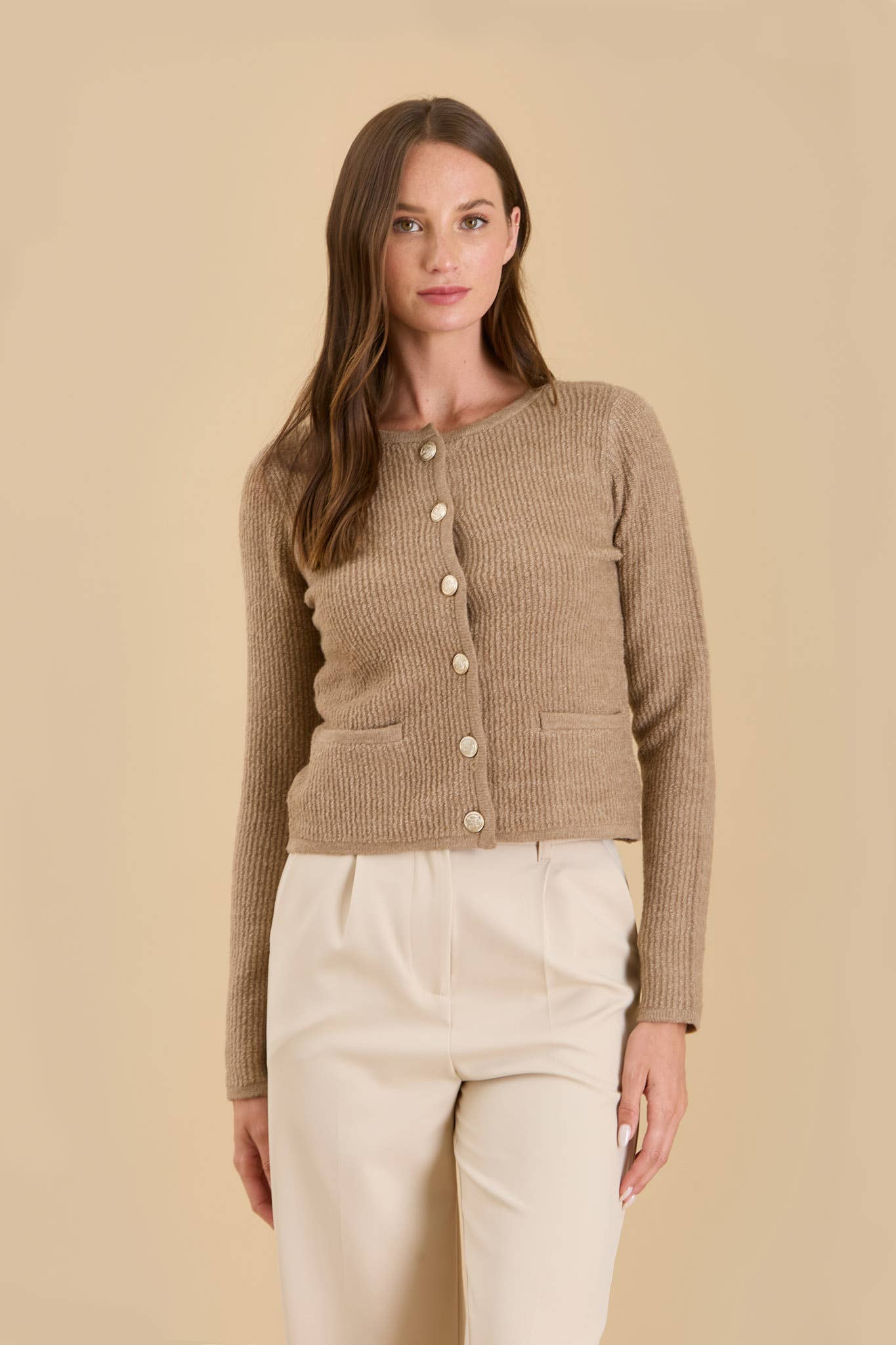 Gold Button Cardigan