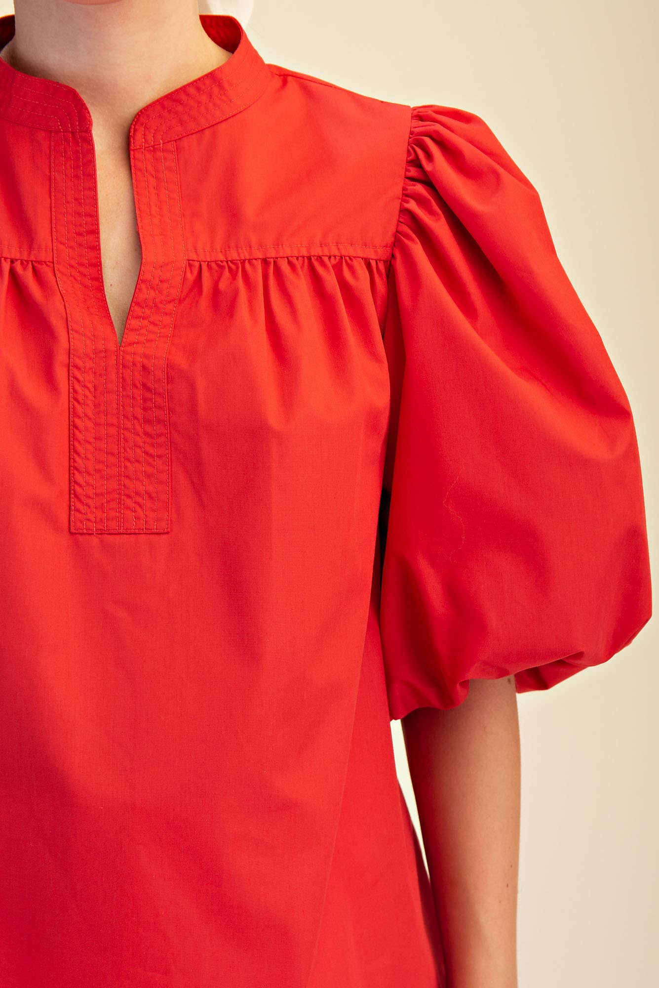 Bubble Sleeve Blouse
