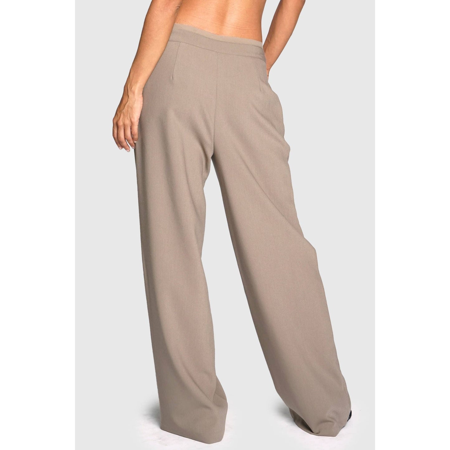 Chiffon Edge Trousers