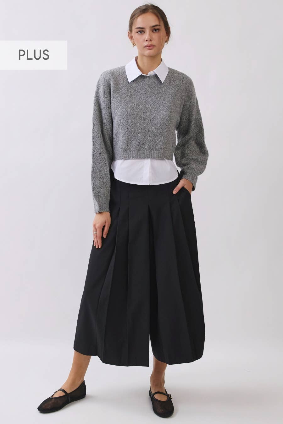Plus Culotte Pants