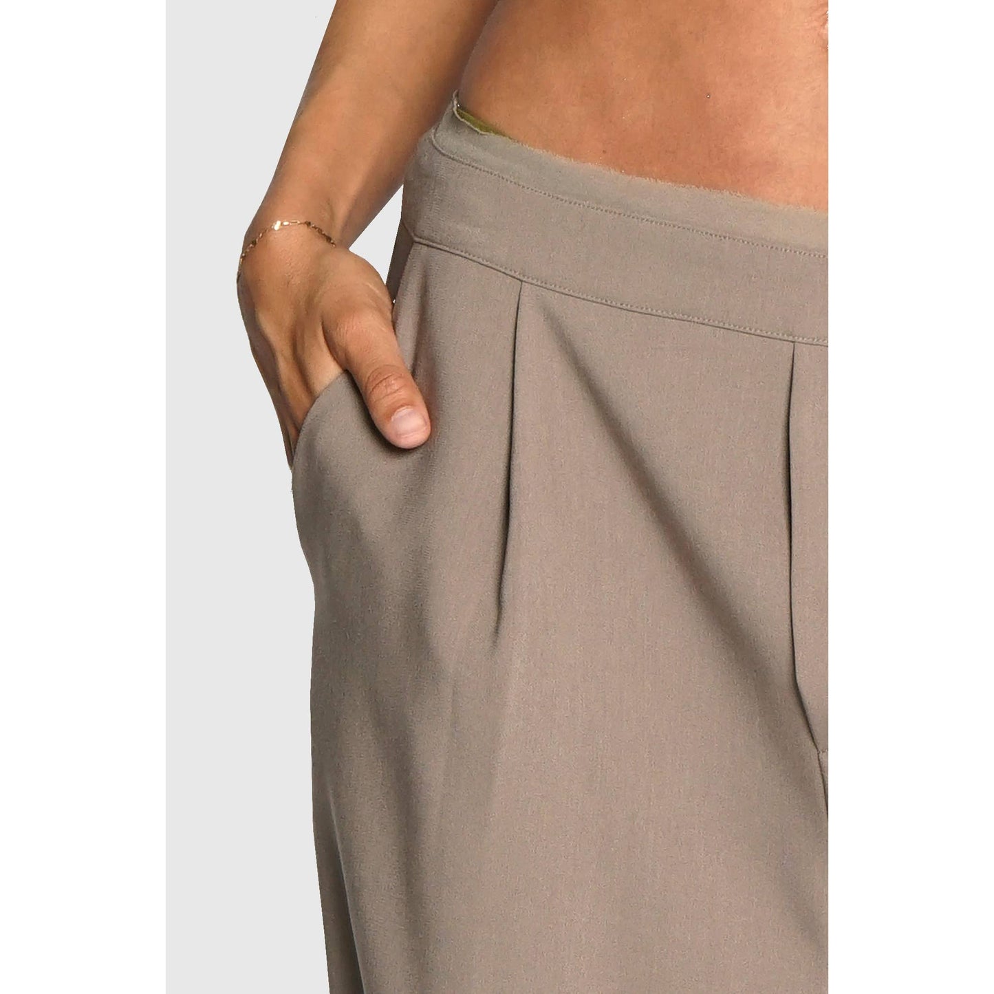 Chiffon Edge Trousers