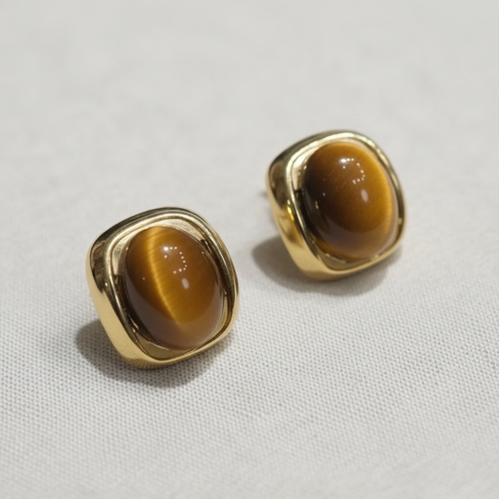 Tiger Eye Earrings