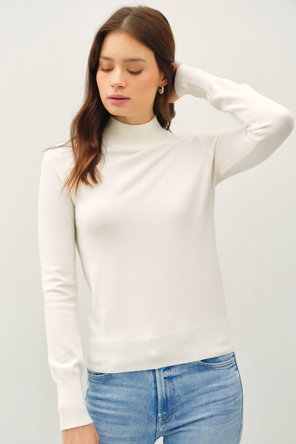 Mock Neck Sweater