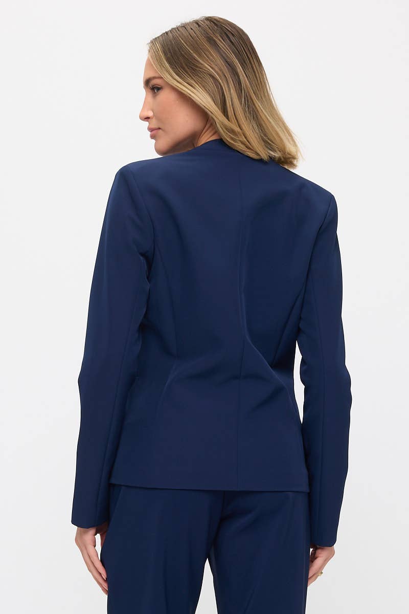 Collarless Blazer