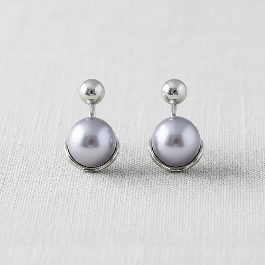 Pearl Stud Earrings