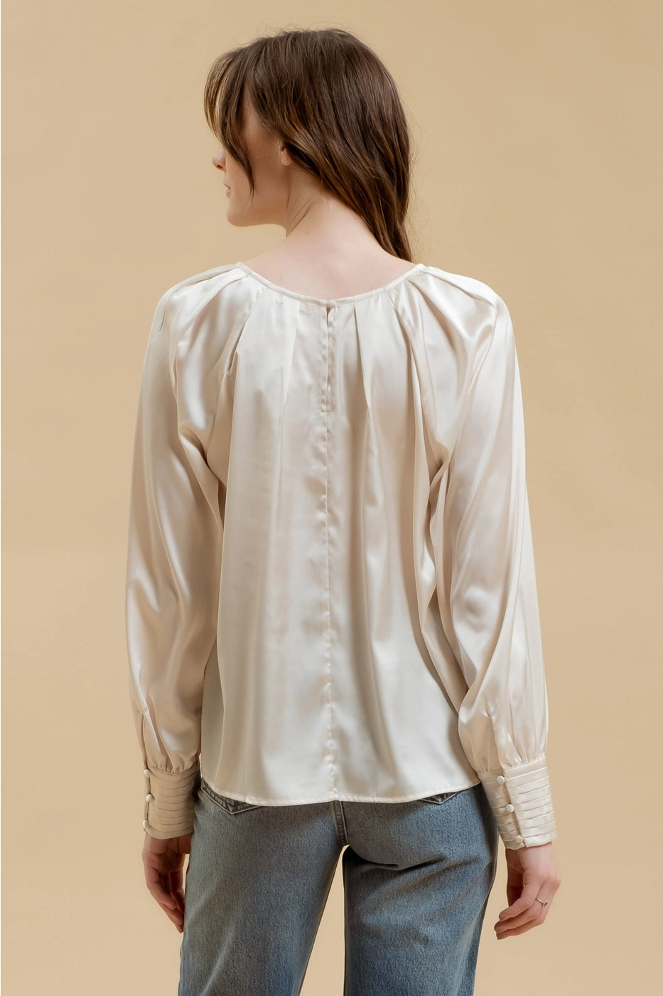 Long Bishop Sleeve blouse