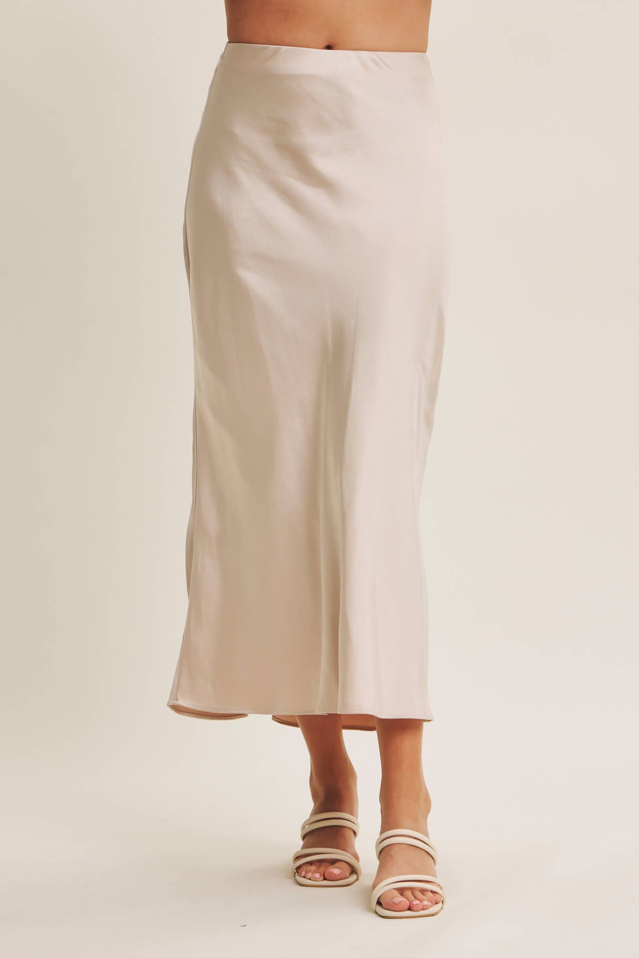 Satin Bias Maxi skirt