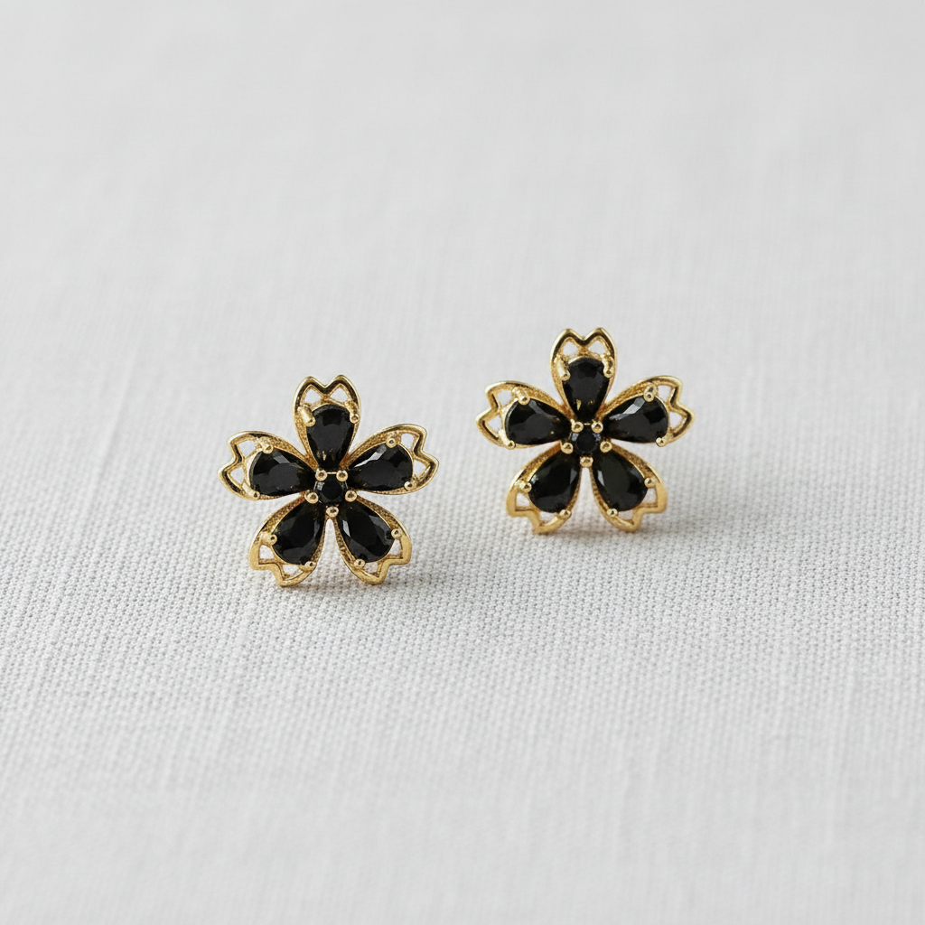 Floral Design Earrings