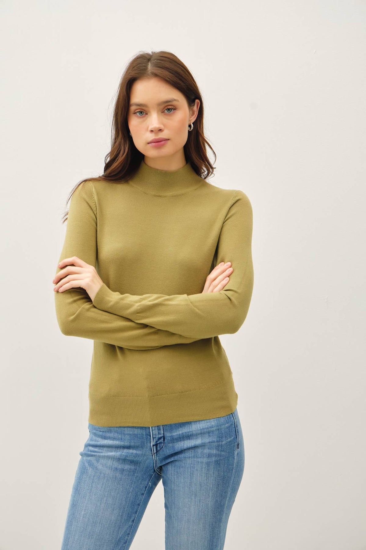 Mock Neck Sweater