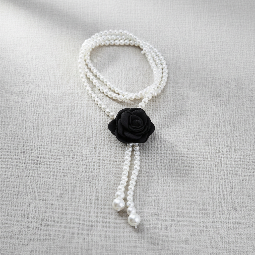 Pearl Floral Necklace