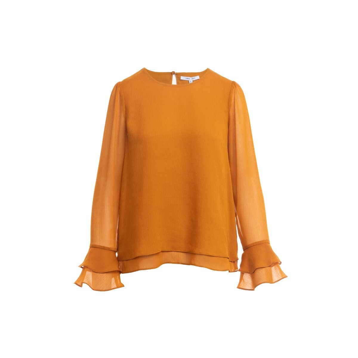 Blouse W/Flounced Cuff