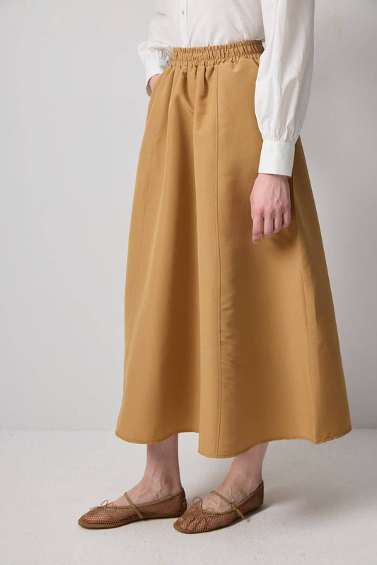A-Line Skirt W/ Elastic Waistband
