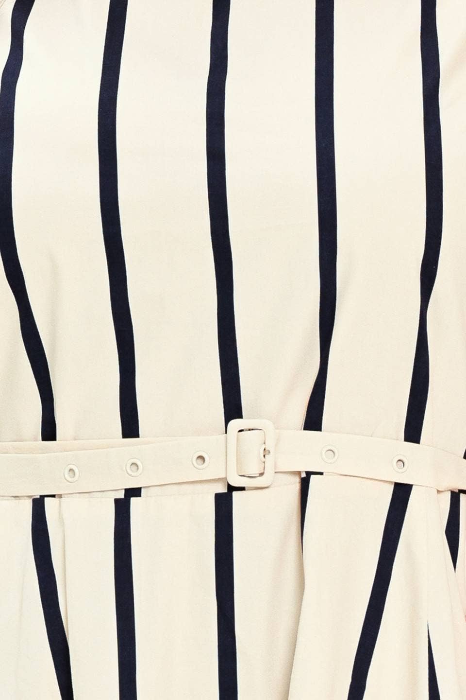 Plus Striped Midi Dress