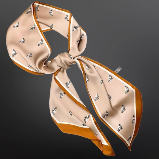 Western Horse Twilly Satin Scarf