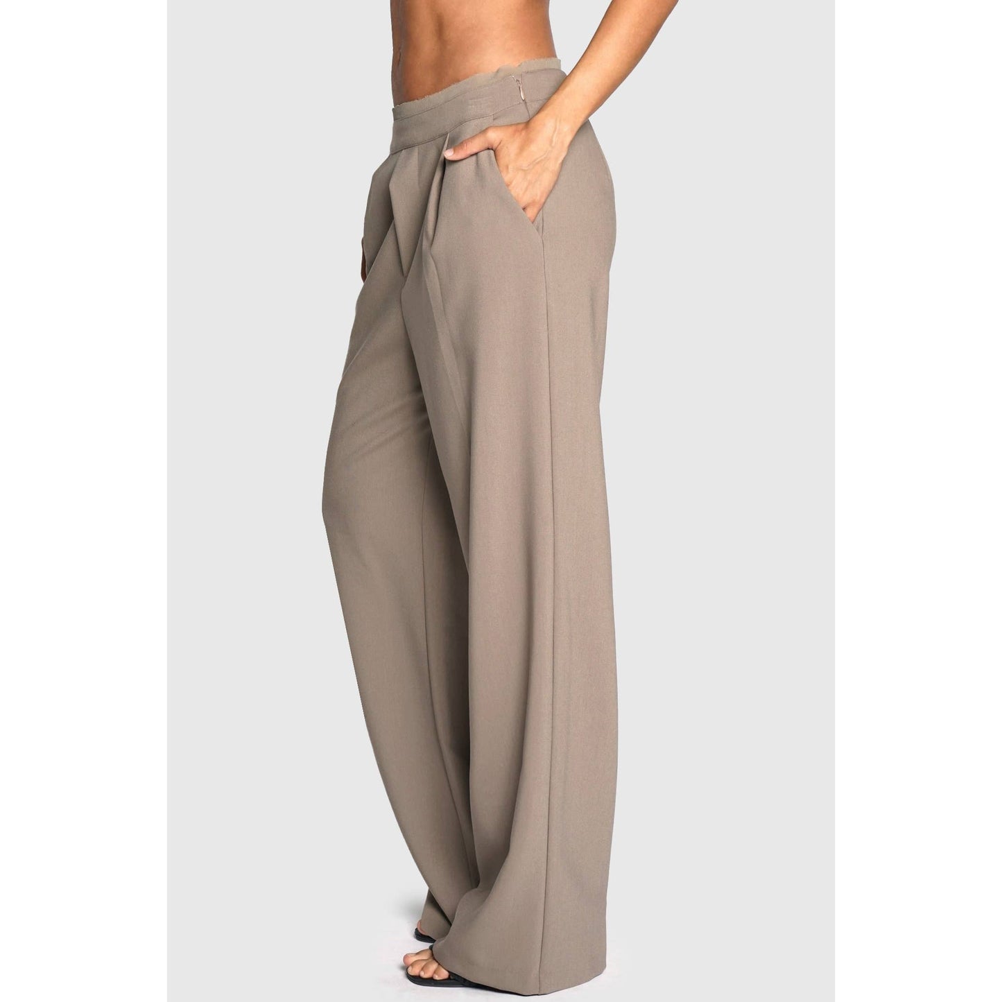 Chiffon Edge Trousers