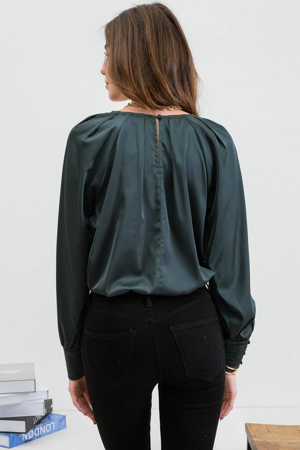 Long Bishop Sleeve blouse