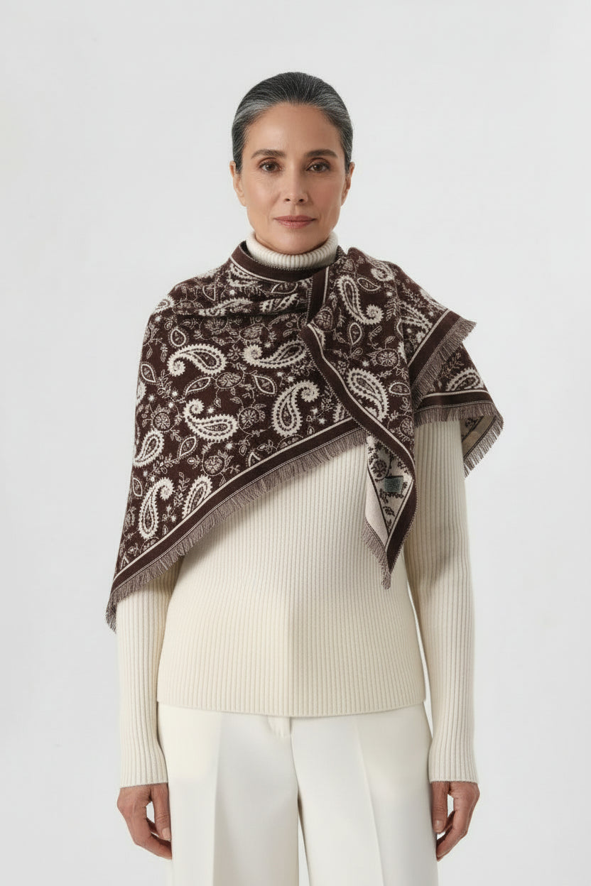 Paisley Triangle Scarf