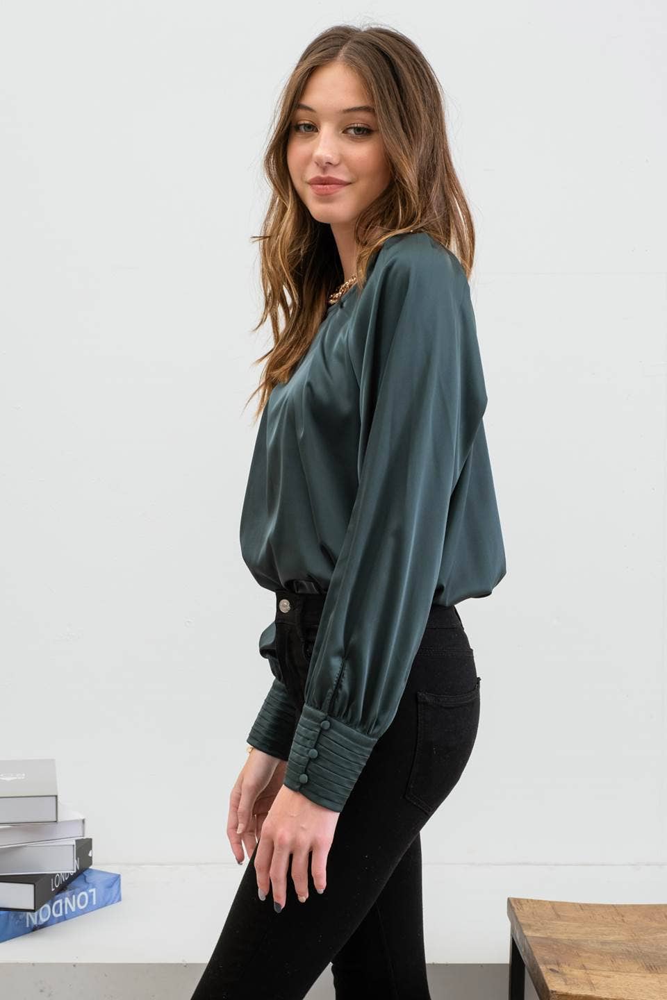 Long Bishop Sleeve blouse