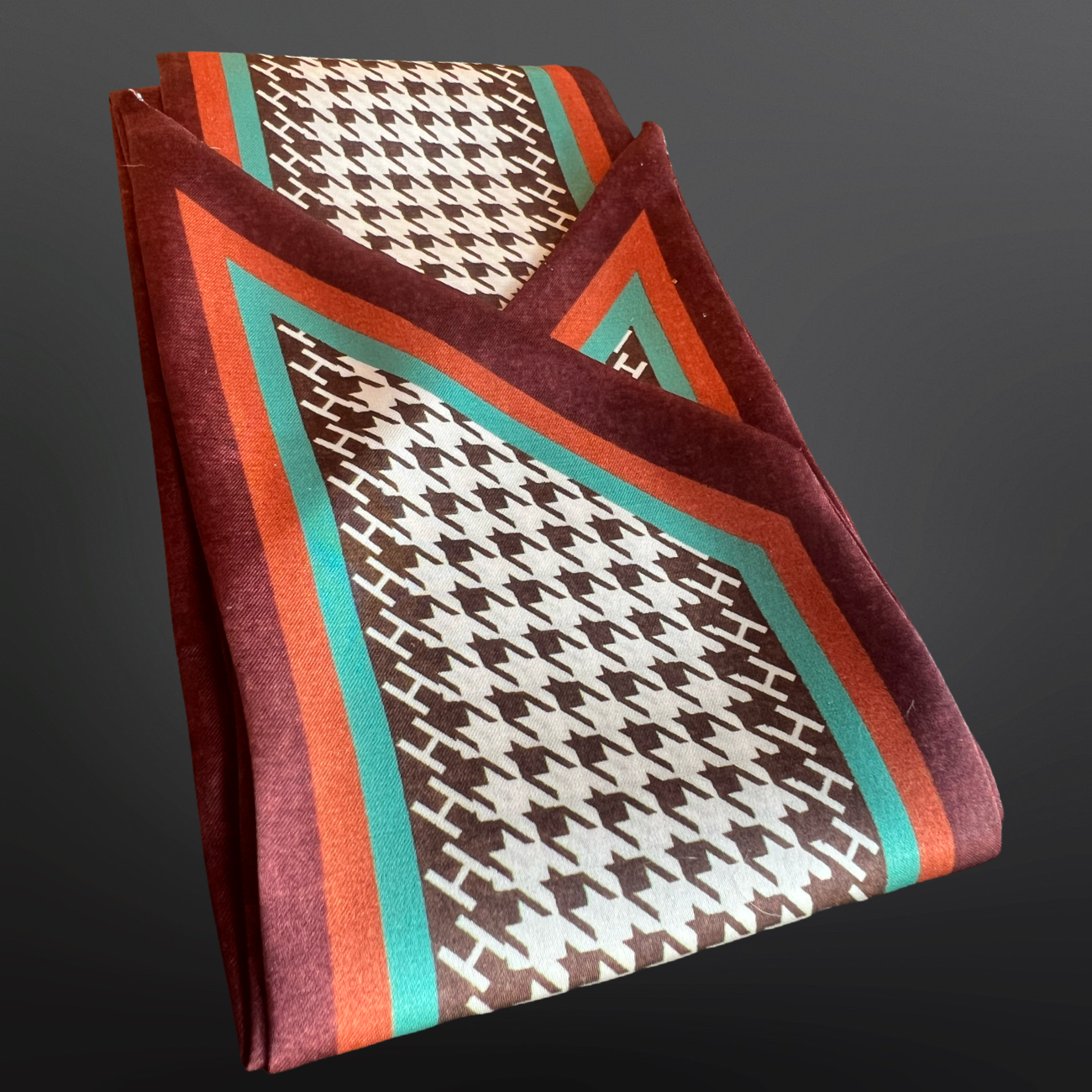 Houndstooth Twilly Scarf