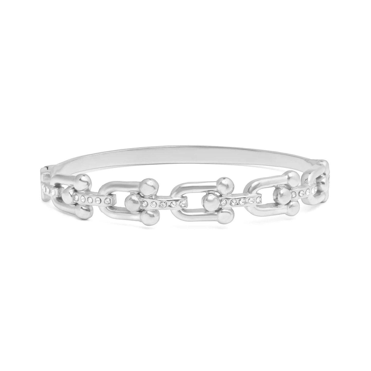 Bangle bracelet w/ stone