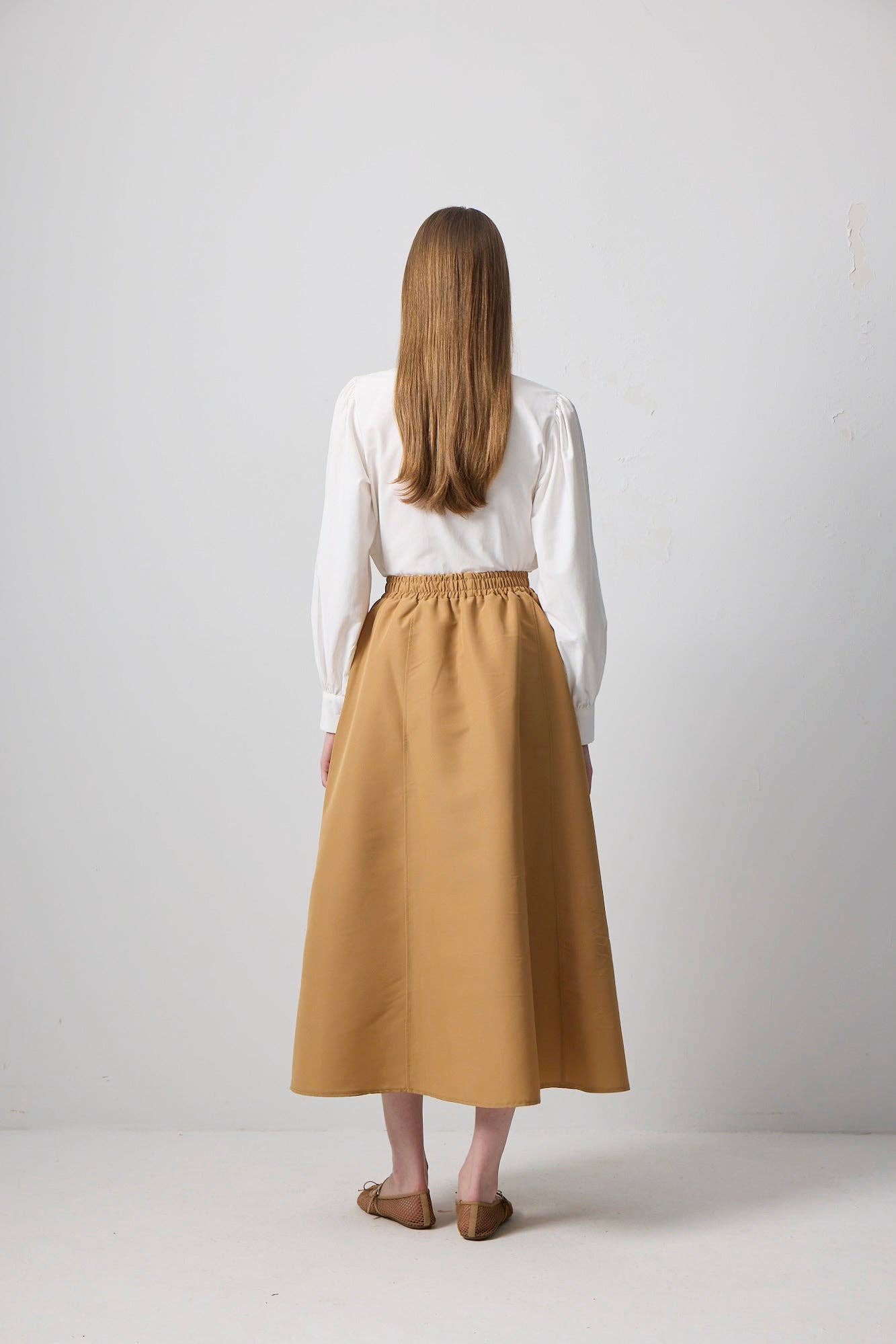 A-Line Skirt W/ Elastic Waistband