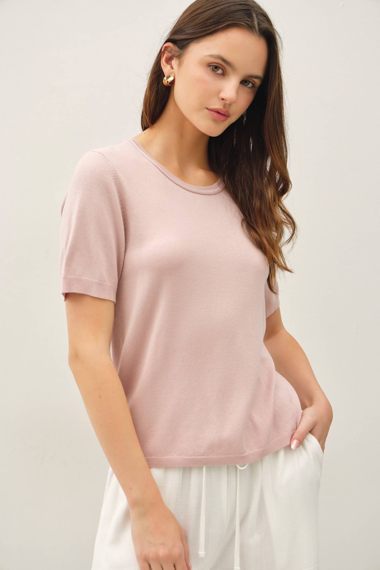 Loose Fit Sweater Top