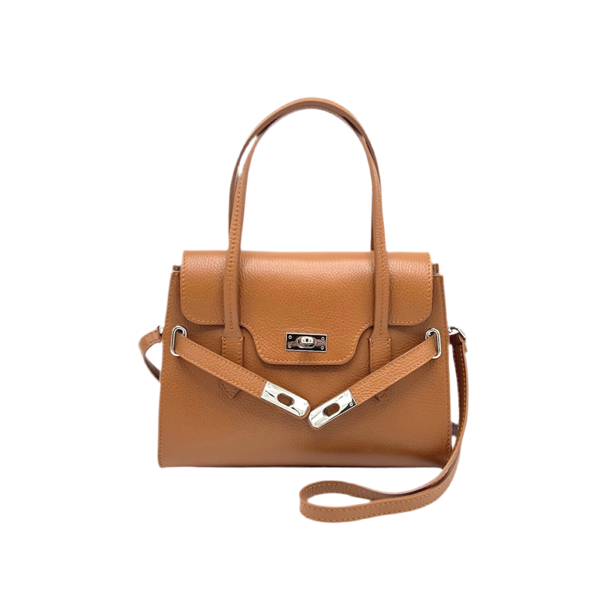 Genuine leather shoulder bag