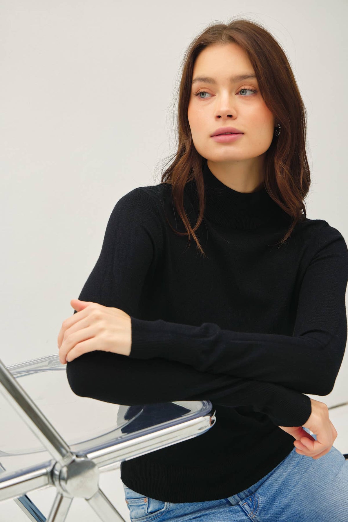 Mock Neck Sweater
