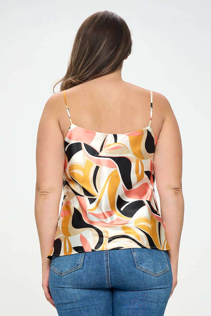 Plus Cowl Necked Camisole
