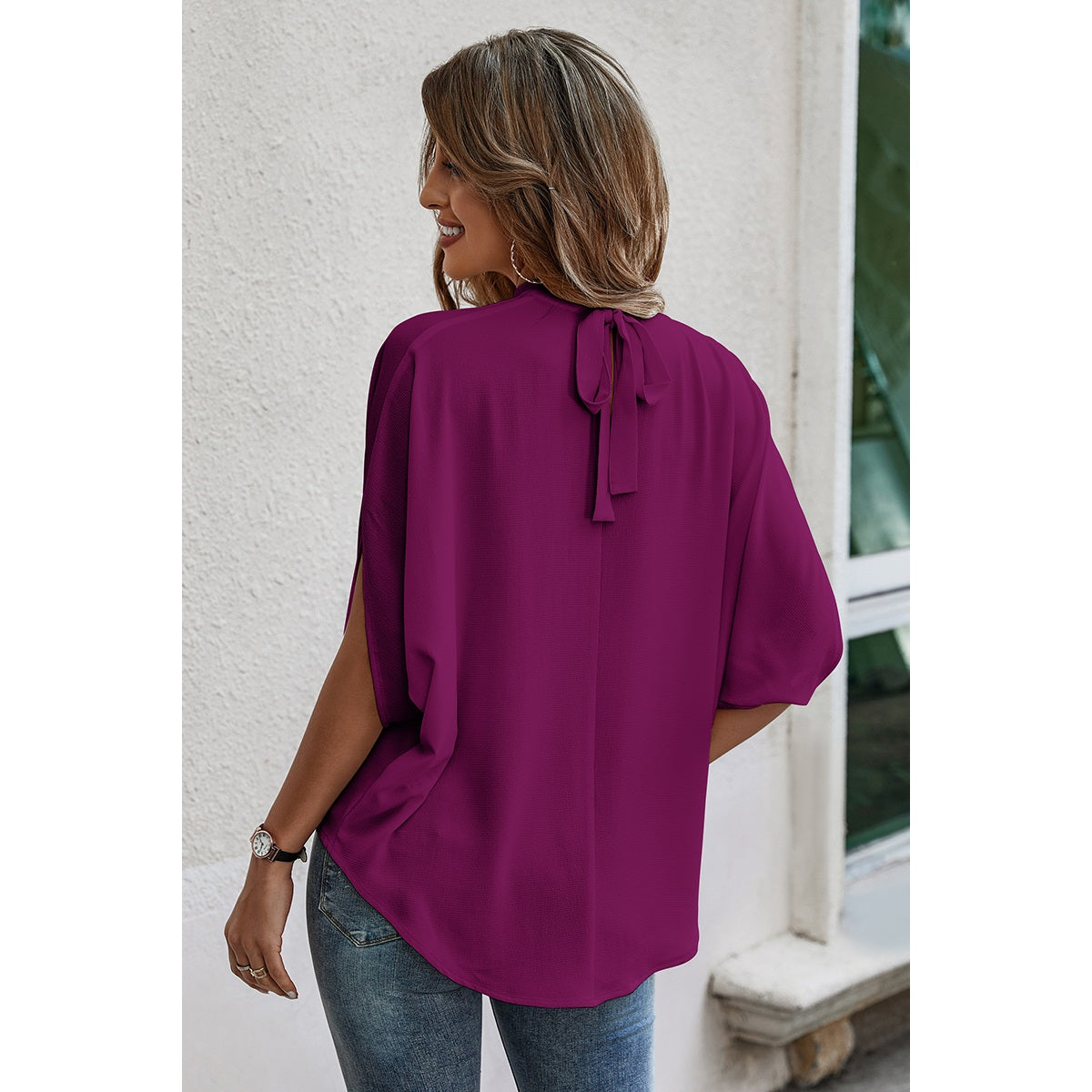 Cape Sleeve Loose Top