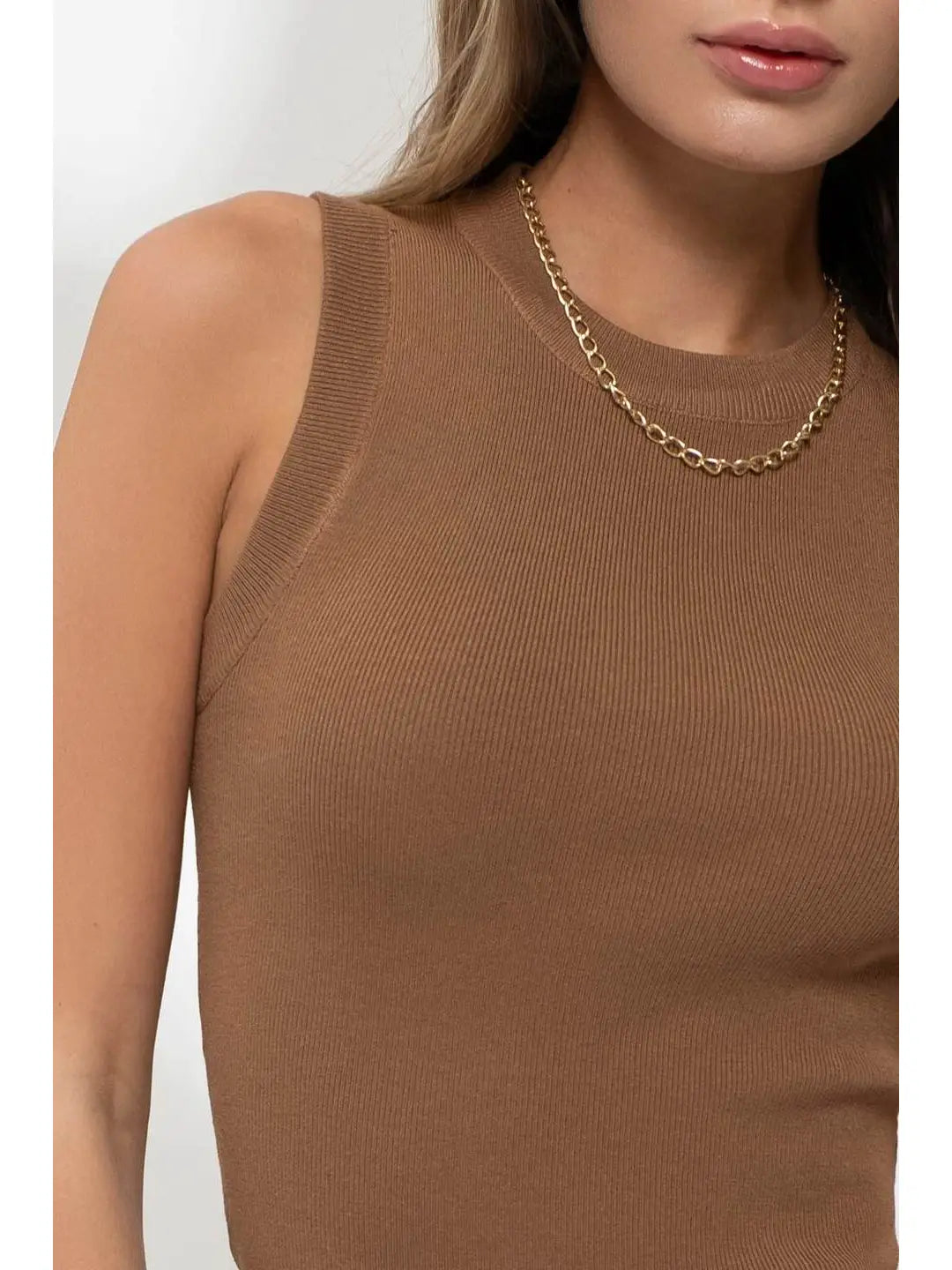 Sleeveless Knit Top