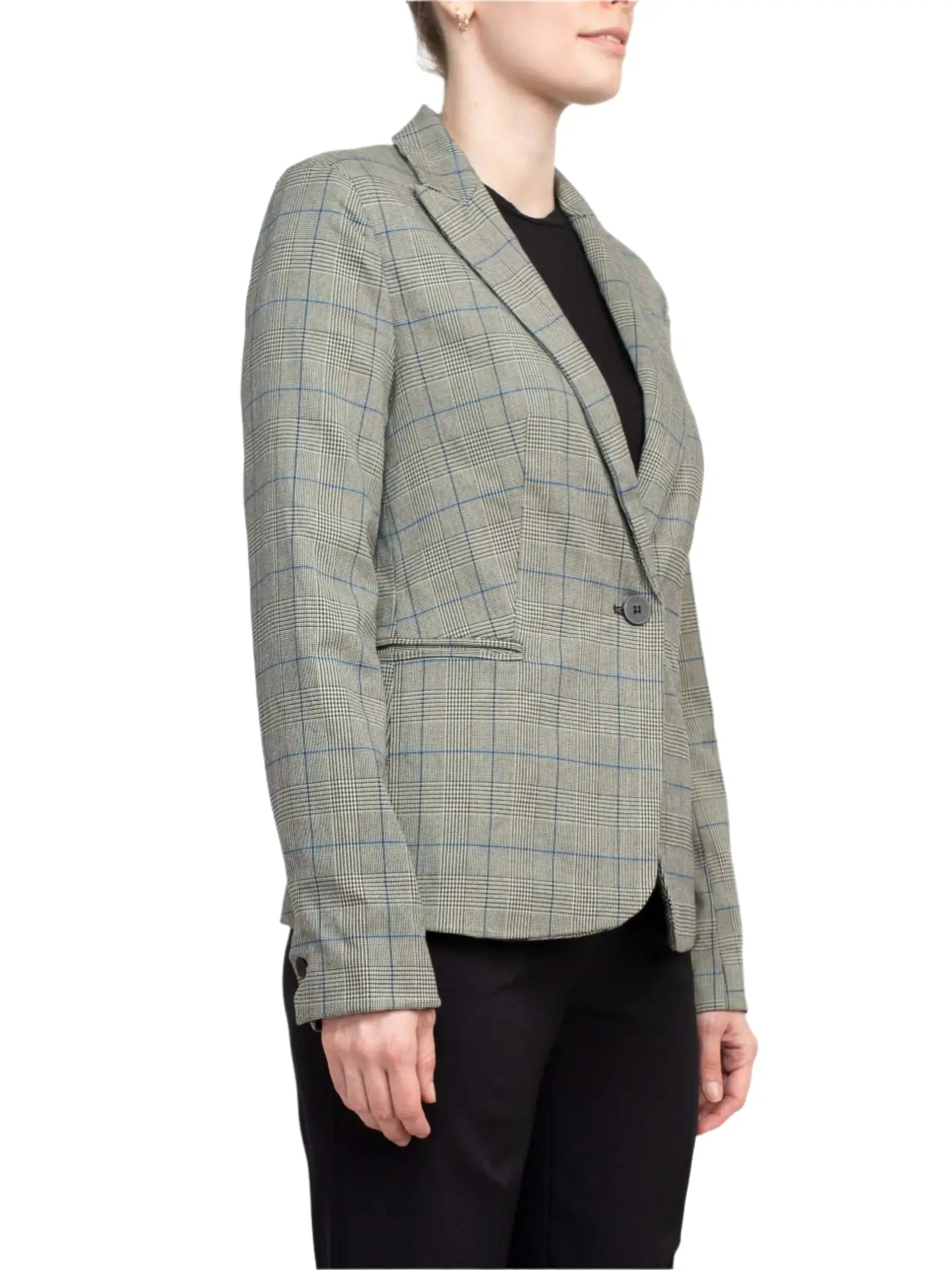 Glen Window Plaid Blazer